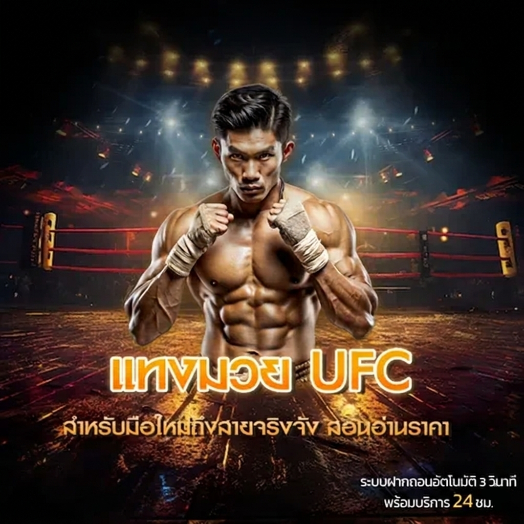 แทงมวยออนไลน์ UFC MMA Boxing ครบทุกศึกโลก เล่นเลย ปก
